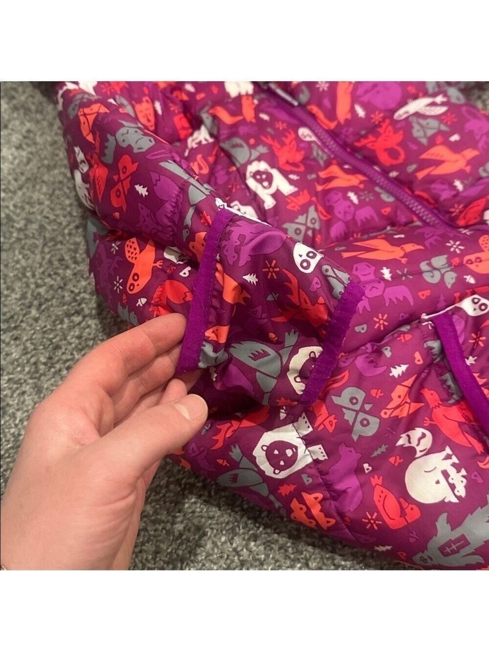Columbia Vibrant Pink and Purple Infant Snowsuit - Picture 8 of 9